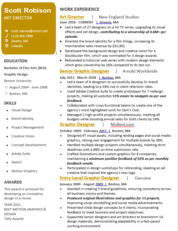 Visionary Art Director